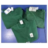 3 Russell Youth Sweatshirts - XL - Green