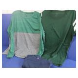 3 Womens XL T-Shirts - 1 Long Sleeve Blue, 1 Long