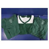 3 Girls Med T-Shirts - 2 Green, 1 Green/White