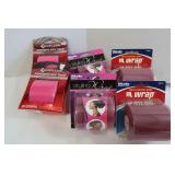 4 Rolls Purple Styling Wrap,2 Pink KinesiologyTape