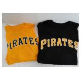2 Pittsburgh Pirate T-Shirst(XL)-1 Yellow, 1 Black