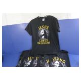 7 Jesus Loves the Steelers T-Shirts(6-S,1 Child S)