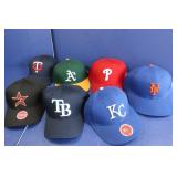 7 Team MLB Logo Hats