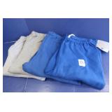4 Pr. Adult Sweatpants(Large)-2 Royal, 2 Gray