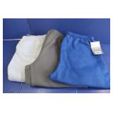 3 Pr. Adult Sweatpants(XL)-Gray, Charcoal, Royal
