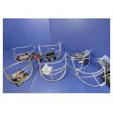 6 Easton Jr. Facemasks Silver(Med)