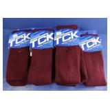 10 Pr. Multi-Sport Socks(Med)-Maroon