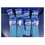 8 Pr. Multi-Sport Socks(Med)-carolina blue