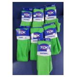 7 Pr. TCK Multi-sport Socks(med)-bright green