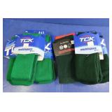 6 Pr. Mult-Sport Socks(Sm)-3 lt. green, 3 dk green