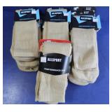 10 Pr. All Sport Youth Socks-tan
