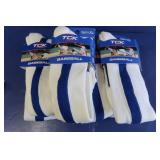 7 Pr. TCK 2 in 1 Baseball Socks-Large-blue stripe