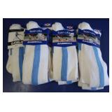 11 Pr Twin City 2 in 1  Baseball Socks-Large