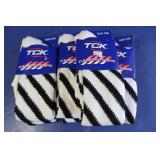 7 Pr. Candy Stripe Socks(med)-Black