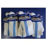 8 Pr TCK Baseball Socks(med)-carolina blue