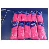 9 TCK Wristbands, 2 Headbands-fuschia