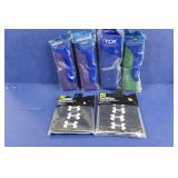 6 Pks Wristbands(some Under Armour)