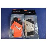 2 Pr Nike Jr Match Soccer Goalie Gloves-Sz 3
