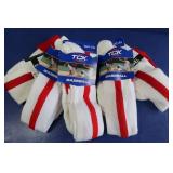 5 Pr Twin City Baseball Socks(Lg)-Red Stripe