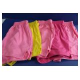 5 Pr Ladies Badger Shorts(Med)-4 pink, 1 yellow