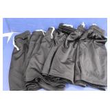 6 Pr Youth Badger Shorts(XS)-black