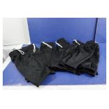 6 Pr Youth Badger Shorts(XS)-black
