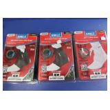 3 Mueller Advanced Ankle Supports(1-Sm, 2-XS)