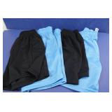 4 Pr Youth Shorts(Small)-2 Black, 2 Blue