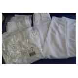 4 Pr Youth Baseball Pants(M)-white