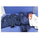 6 Pr Youth Baseball Pants(5 Navy-Alleson, White-