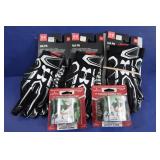 3 Under Armour UAF6 Mens Sm Batting Gloves & 2