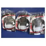 3 Alleson Girls Lg Midriff Tops - Navy