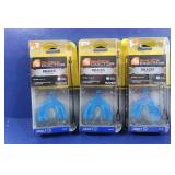 3 Shock Doctor Braces Mouth Guards-Adult