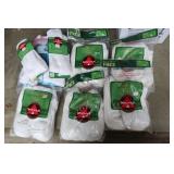 5 Packs of 7 Lowcut Med & 6 Casual/Sport Lg Socks