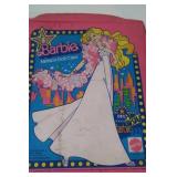 2 Vintage Barbie Cases w/Barbie Clothes