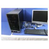 Dell Inspiron Computer, HP Monitor, Keyboard