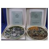 2 Lenox American Wildlife Plate Collection-L.E.