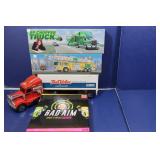 15 1/2" Batt Op. BP Truck(like new), Bad Aim Game&