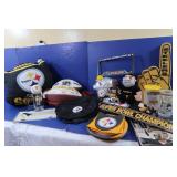 Steelers Lot-Pillow, Footballs, John Stallworth