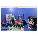 Misc Toy Lot-11" Hulk Figurine, mini John Deere