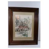 Framed/Matted Pictures of Old Williamsburg