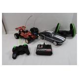 2 Remote Control Cars & 2 Wheel Stunt Racer