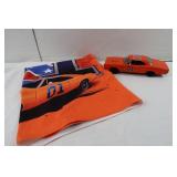 Dukes of Hazard Cast Iron General Lee Car&Throw