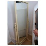 Dressing Mirror in Wooden Frame-27x19x63"H