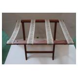 Wooden Suitcase Stand