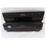 Sony VHS Recorder(SLV-678HF)& Toshiba 4 Head VHS