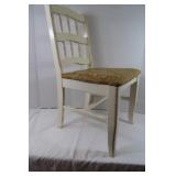 Painted Wooden Chair w/Padded Seat