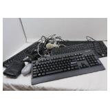 3 Computer Keyboards, Cables & more