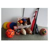 Outddor Toy Lot-Wiffle Balls,Bats, Frisbees,
