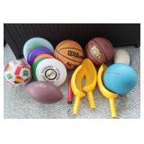 Sports Lot-Baskettballs, Frisbees, Footballs &